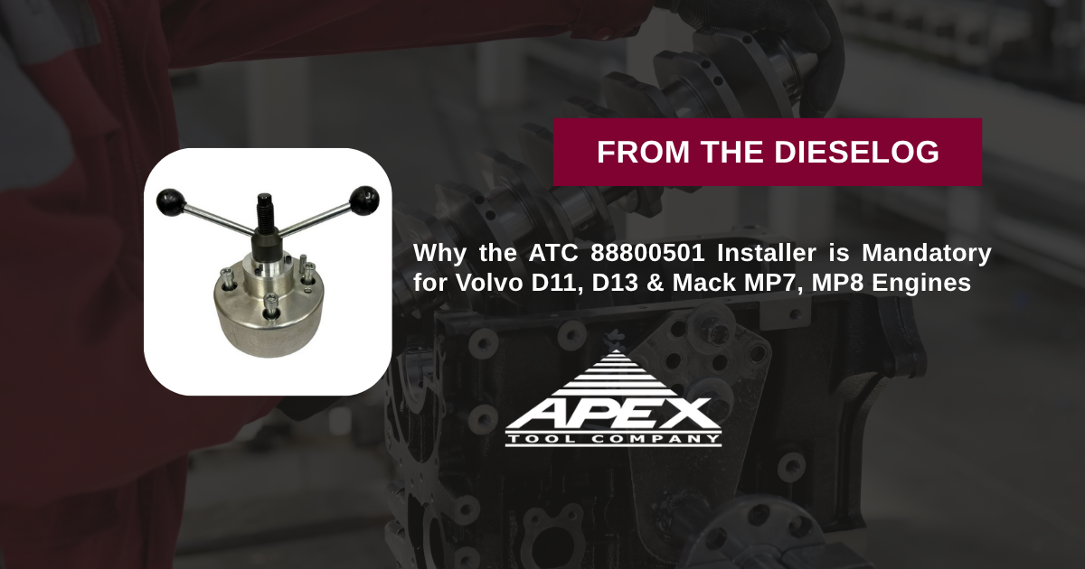 ATC 88800501 Heavy Duty Volvo Mack Front Crankshaft Oil Seal Installer Tool Set